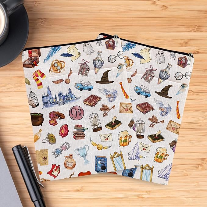 Magic Wizard Book Sleeve, Potter Merch Bookish Gift, Wizard Gift Book Covers Librarian Reader Bibliophile Bookworm Reading Lover Gift(Books Turn Muggles into Winzards) (Magic Book Sleeve-1110)