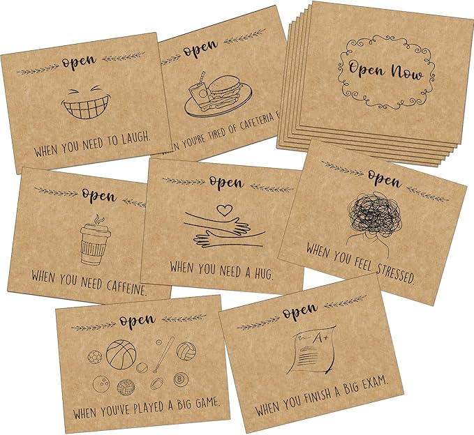 Open When Envelopes for College University Life, New Academic Year Begins Gift, Go to School Gift for Son Daughter Sibling, Going Away Envelopes Gifts