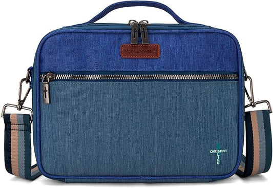 Montana West Bible Covers for Women Bible Cases with Leather Bookmark Protective Crossbody Carrying Book Case for Church Travel Gift