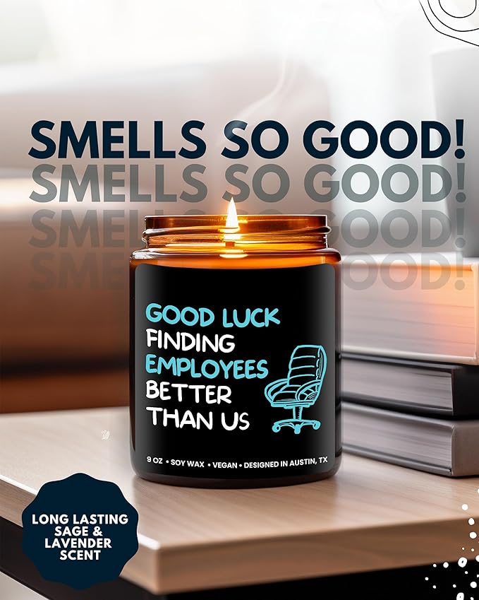 Funny Boss Men Candle, Funny Boss Gifts for Men, Best Boss Gifts for Men, National Boss Day Gifts for Men, Best Boss Ever Gifts for Men, Gag Gift for Bosses Day Gifts for Men Funny Gifts for Boss Man