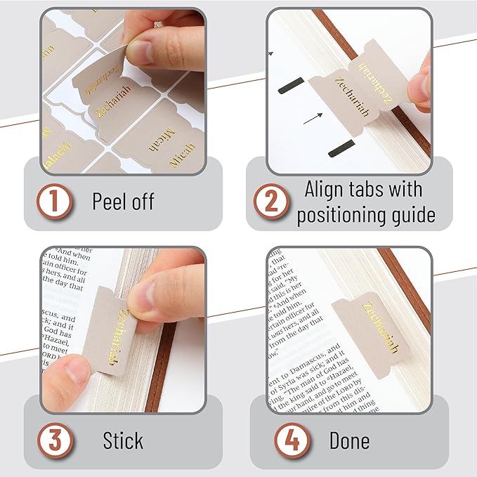 Mr. Pen- Bible Tabs, 75 Tabs, Mystic Forest, Laminated Bible Tabs for Women and Men, Bible Tabs for Study Bible, Bible Index Tabs, Bible Book Tabs, Bible Labels Tabs, Mr Pen Bible Tabs