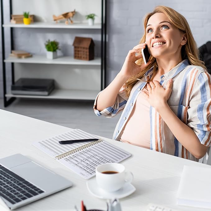 Easy to Use Accounting Ledger Book - The Perfect Expense Tracker Notebook for Your Small Business - Beautiful Personal Finance Checkbook, Income and Expense Log Book