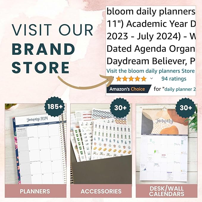 bloom daily planners Wedding Planner & Organizer/Hardcover Keepsake Journal with Essential Planning Tools - Checklists, Vision Boards, Tips & More - 9"x11" - Silver Floral (Undated)