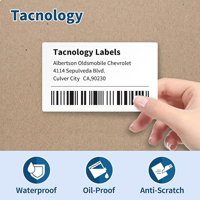 Tacnology 24 Rolls 7200 Labels Compatible with DYMO 30256 2-5/16" X 4" Adhesive Shipping Papers, Direct Thermal Labels Used with DYMO Label Writer 450, 450 Turbo, 4XL, Rollo & Zebra Desktop Printers
