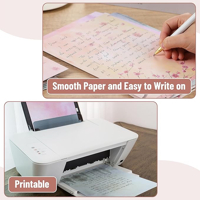 Mr. Pen- Stationery Writing Paper with Envelopes, 30 Letter Writing Paper+18 Envelopes, Stationary Set for Writing Letters, Stationary Paper, Writing Paper Stationary, Cute Stationary Set, Letter Set