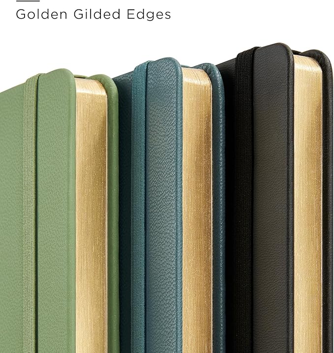 A5 Lined Leather Journal and Pen Set, Hardcover Notebook with Pen, 160 Pages 100gsm Thick Ruled Paper for Men Women, for Work, Business, School or Home Writing, 5.7'' x 8'', Gift Box Included (Pink)