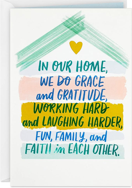Hallmark Anniversary Card for Parents (Fun, Family, Faith in Each Other)