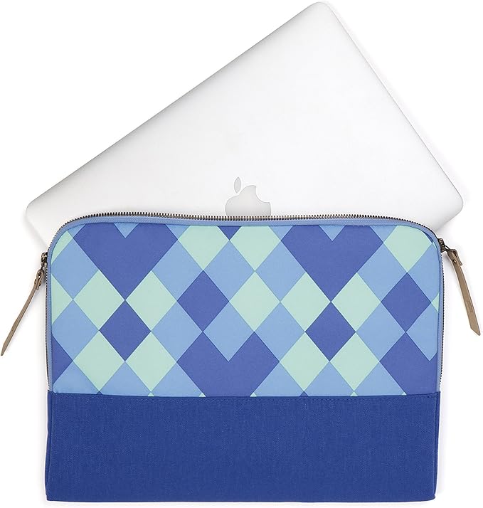 STM Grace, Women's Laptop Sleeve for 13-Inch MacBooks and Ultrabooks - Blue Diamonds (stm-114-106M-19)
