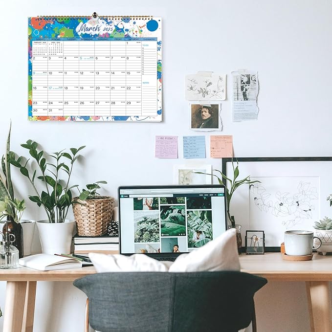 2025 Calendar 12 Month Wall Calendar 2025, Jan to Dec 2025 Calendar with Julian Dates, 14.8" X 11.5" (2025 Wall Calendar Colorful)