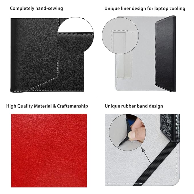 Alapmk Protective Case for 14" Dell Inspiron 14 5425 5420 5430/Inspiron 14 2-in-1 7425 7420/Inspiron 14 Plus 7420 & ThinkPad T14s Gen 3/ThinkPad T14 Gen 3/ThinkPad P14s Gen 3/ThinkPad T14s Gen 4,Red