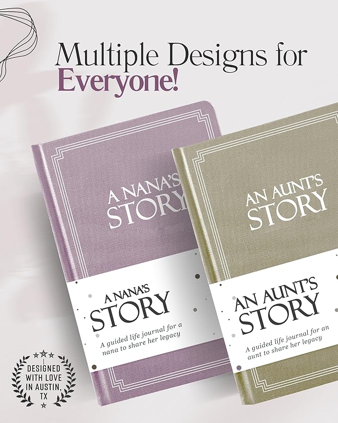 Grandma's Life Story Journal (Hardcover): A Meaningful Keepsake for Grandma to Share Her Journey & Memories, Book Includes 250+ Prompt Questions, Sentimental Gift for Mother's Day, Birthday, Christmas