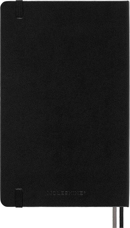 Moleskine Classic Expanded Notebook, Hard Cover, Large (5" x 8.25") Plain/Blank, Black, 400 Pages