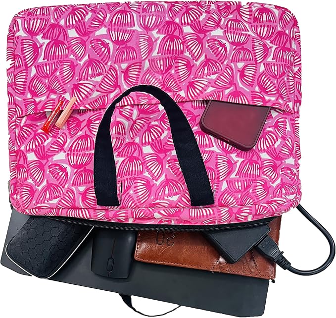 Jelly Fish Print Laptop Bag, best for 13 inches to 15 inches laptop bag for MACBOOK, IPAD, WINDOWS LAPTOP