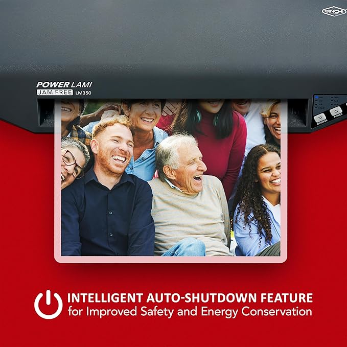 SINCHI 3-10 mil, Heavy Duty, 48-Second Warm-up Commercial Laminating Machine, Never Jam High Speed 13-inch Thermal Laminator Machine for Business/Office/School