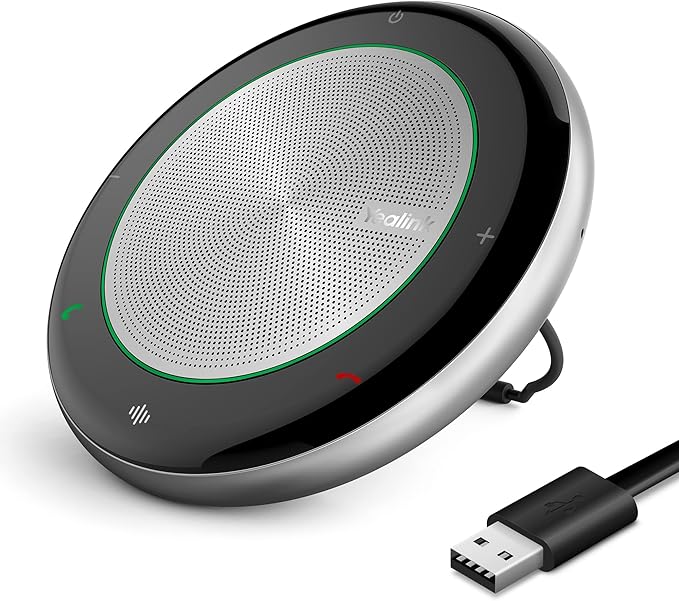 Yealink Teams Certified Speakerphone Wireless Speaker with Microphone Bluetooth for Conference Meeting CP700 Noise Reduction Home Office 360° Voice Pickup (Package Without dongle)