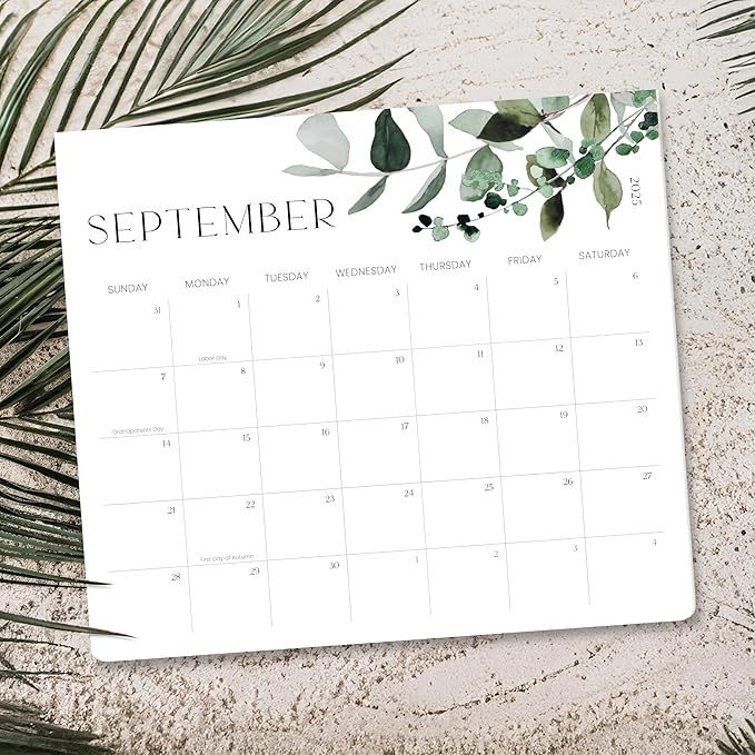 Beautiful 2025-2026 Magnetic Fridge Calendar - Runs From January 2025 Until July 2026 - The Perfect Monthly Refrigerator Calendar for Easy Organizing