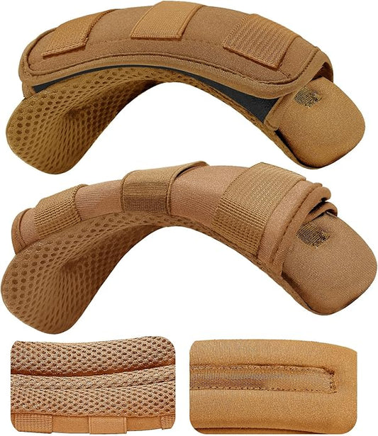 2Pcs Thick Cushioned Shoulder Pads, Anti-Slip Design and Breathable Mesh Pads for Shoulder Strap,Soft and Comfortable