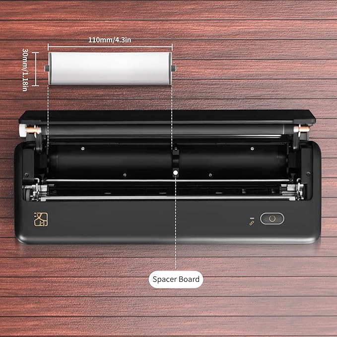 HPRT Printer Paper Rolls for MT810(2 Rolls | 4.3''x23')