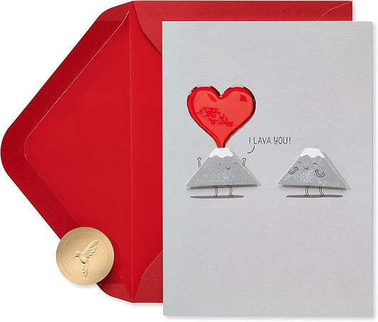 Papyrus Romantic Valentines Day Card (I Could Explode)