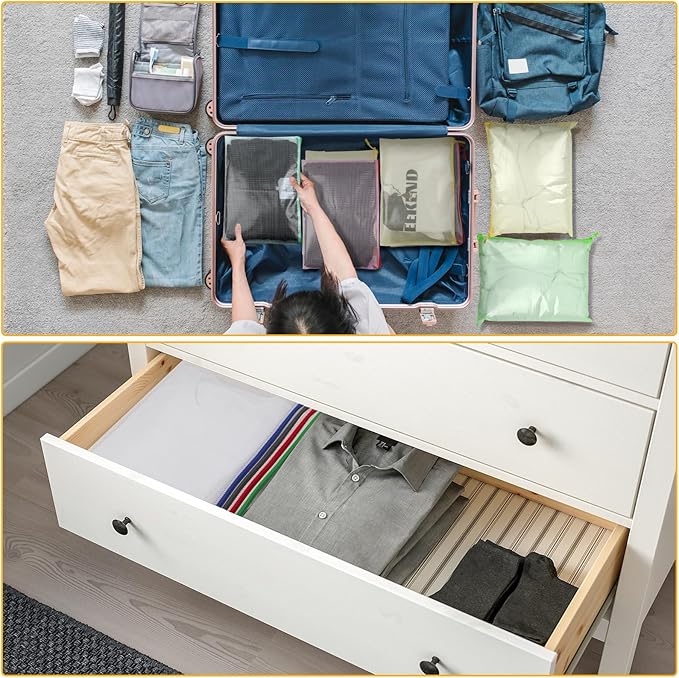 24pcs Mesh Zipper Pouch Bags, Zipper Bags for Organizing, A4 Zipper Bags for Classroom Organization and Storage, Board Game Storage,Puzzle Bags