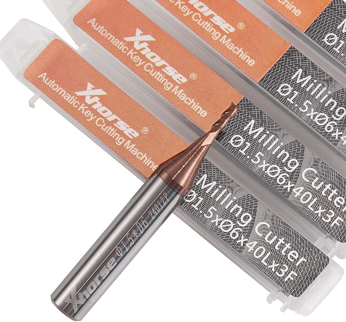 Xhorse Original 1.5mm Milling Cutter for Condor XC-Mini Plus/Plus II/XC-002 and Dolphin XP005/XP005L/XP007 Key Cutting Machine(1.5mm)