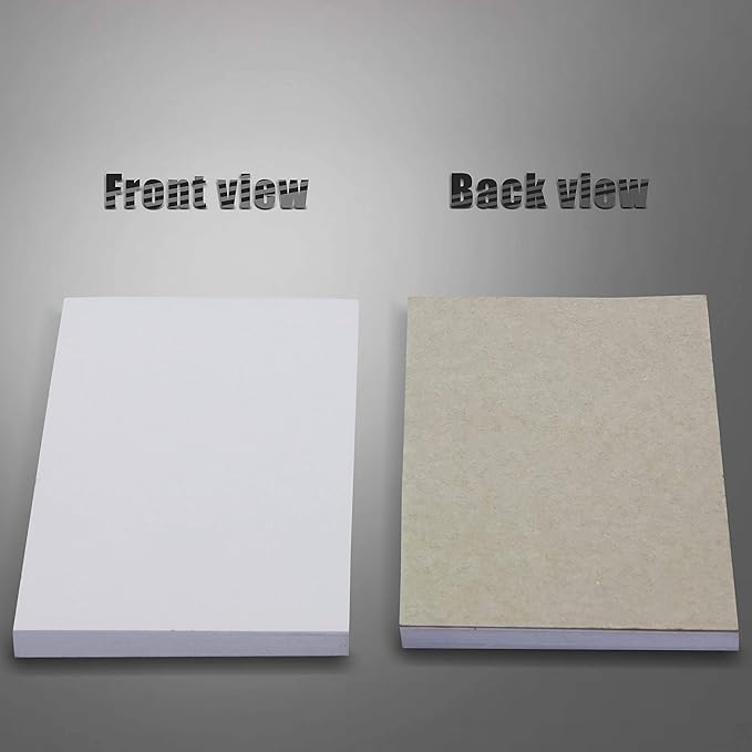 FMP Brands 5 Pack Note Pads 4x6, 100 Sheets Per Memo Pad, Writing Scratch Pad, Blank Notepad, White Waitress Server Note Pads, Paper Pad, To Do Grocery List Small Notepads