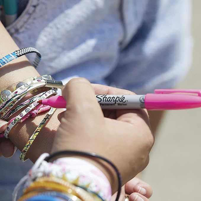 Sharpie Fine Tip Permanent Marker - Black (Pack of 8)