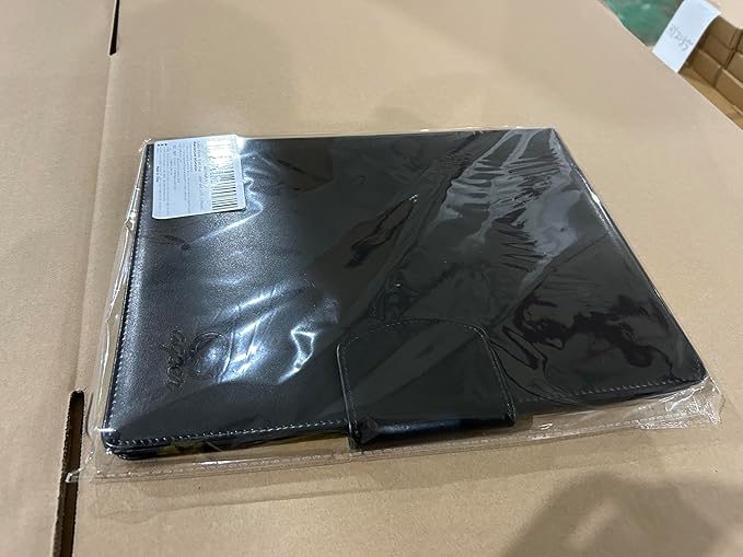 Padfolio Clipboard Folder, Leather Portfolio Organizer Binder with Magnetic Closure Cover for Interview Resume Office Conference, Business Portfolio Included Letter Sized Papers & Sticky Tabs & Pen