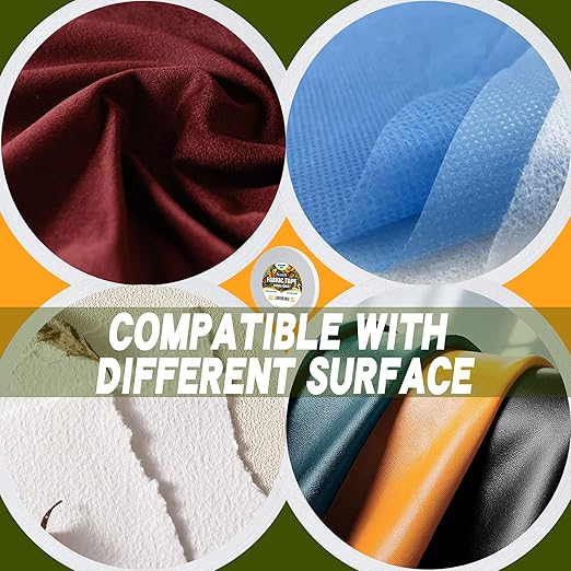 Fabric Tape - Double-Sided, Strong Adhesive Cloth Tape, No Sewing or Ironing, Gluing, Alterations and Hemming - 1/2inch Wide, 180FT Long