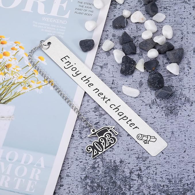 AMBREGRISSUN 2023 Graduation Gifts for Women Men Class of 2023 Bookmark for College High Middle School Student Inspirational Leaving Fare Well Gifts for Her Teen Girls Boys Friends Christmas Birthday
