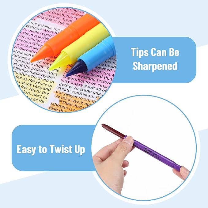 Mr. Pen- Gel Highlighters, Fluorescent Bible Highlighter, Pack of 12, No Bleed Highlighter, Dry Highlighter, Highlighters Assorted Color, Bible Journaling Supplies, Bible Markers for Tabs