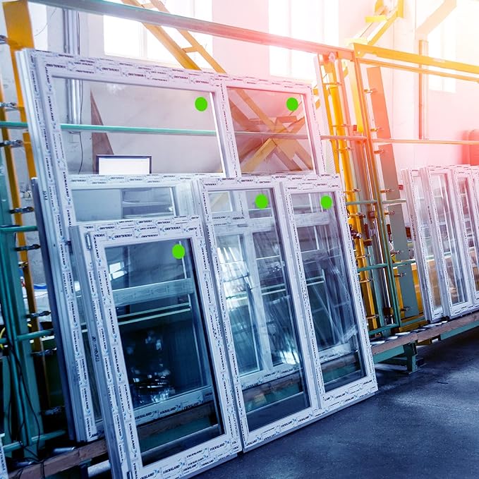 ChromaLabel 3 Inch Circle Sticker Labels, High Visibility Round Colored Stickers, Permanent Adhesive Labels - 500 Colored Sticky Dots per Roll, Dark Blue Labels