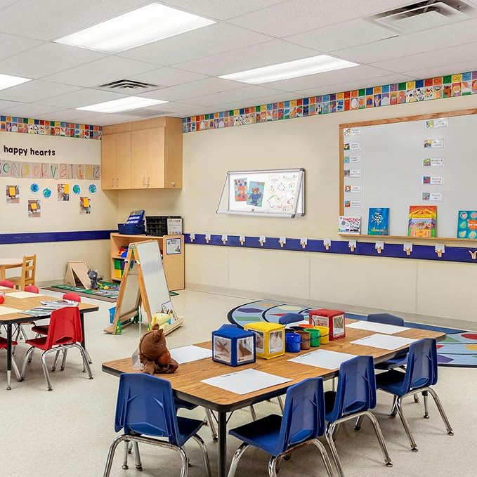 Swansea Lockable Display Cabinet Whiteboard Magnetic Display Cabinet with Aluminium Frame 98 x 36 cm