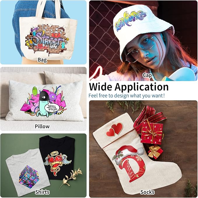 JOYCUT DTF Transfer Film - A3（11.7"×16.5"）100 Sheets Double-Sided Matte Finish, DTF Film for Sublimation and DTF Inkjet Printer, Direct to Film Transfer Paper for T-Shirts