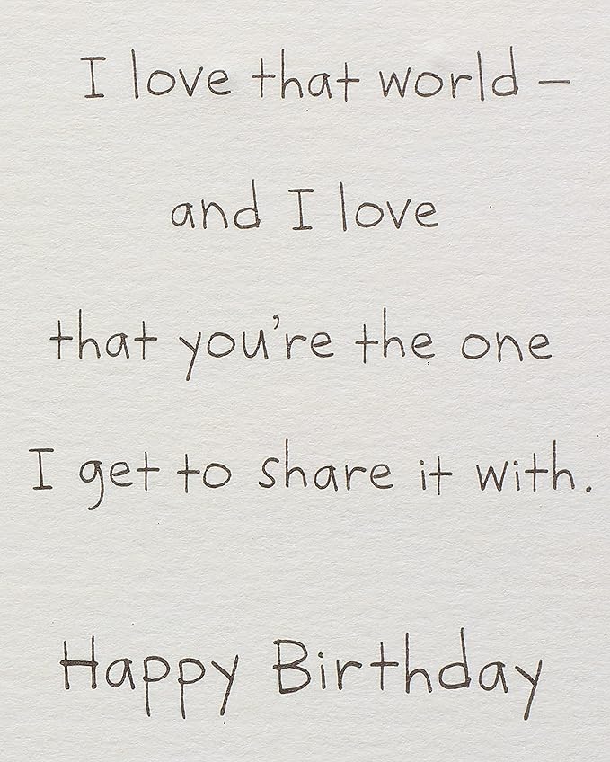 American Greetings Romantic Birthday Card (You-And-Me Moments)