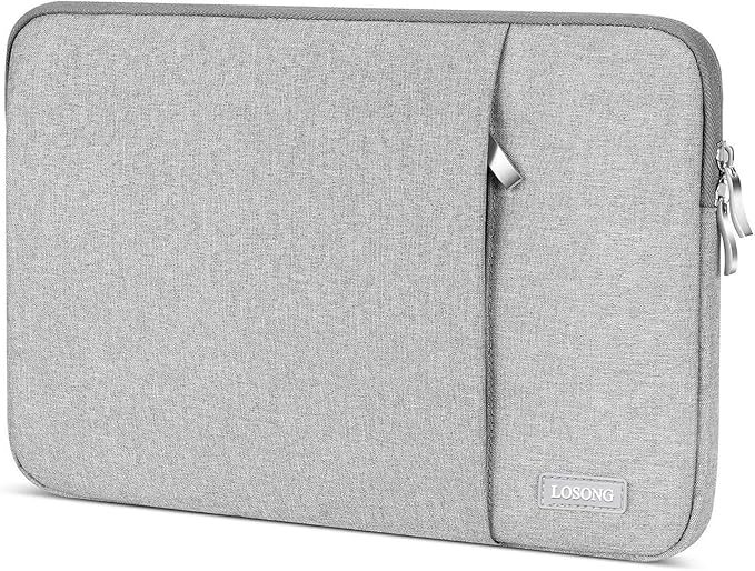 Portable Monitor Case 18.5 Inch,Protective Carrying Sleeve for Most 18.5 in Portable Monitors,Water Resistant Portable Laptop Display Bag with Accessory Pocket,Size-17.7"x11.2" Gray