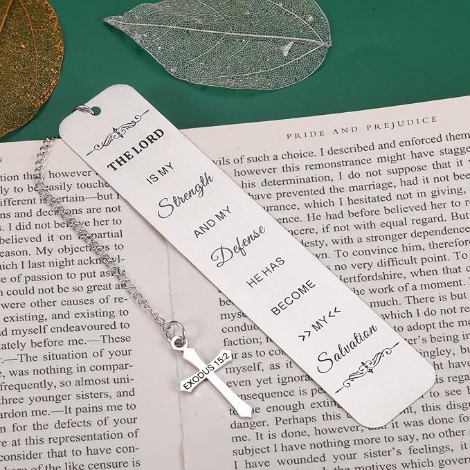 Inspirational Christian Bookmark Gifts for Women Men Bible Verse Bookmarks Book Lover Religious Gift for Girl Bookworms Birthday Easter Christmas Baptism Church Bulk Gifts