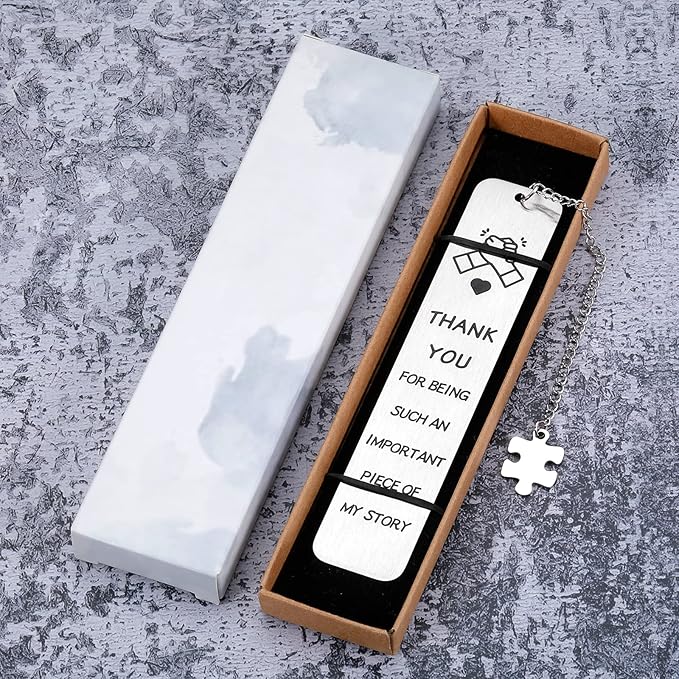 Thank You Employee Appreciation Gifts for Coworker Colleague Boss Bookmark Boss’s Day Teacher Retirement Going Away Gift for Women Men Leader Work Friends Office Christmas Birthday Valentine's Day