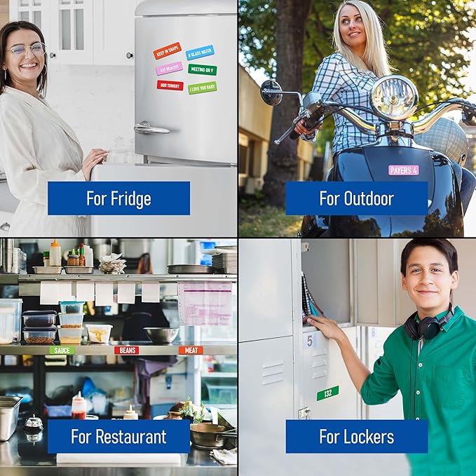 Dry Erase Magnetic Label Full Colored 4.8 x 3.2 inch