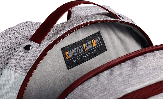 STM Myth Backpack featuring luggage pass-through 28L / 15" Laptop - Windsor Wine (stm-117-187P-04)