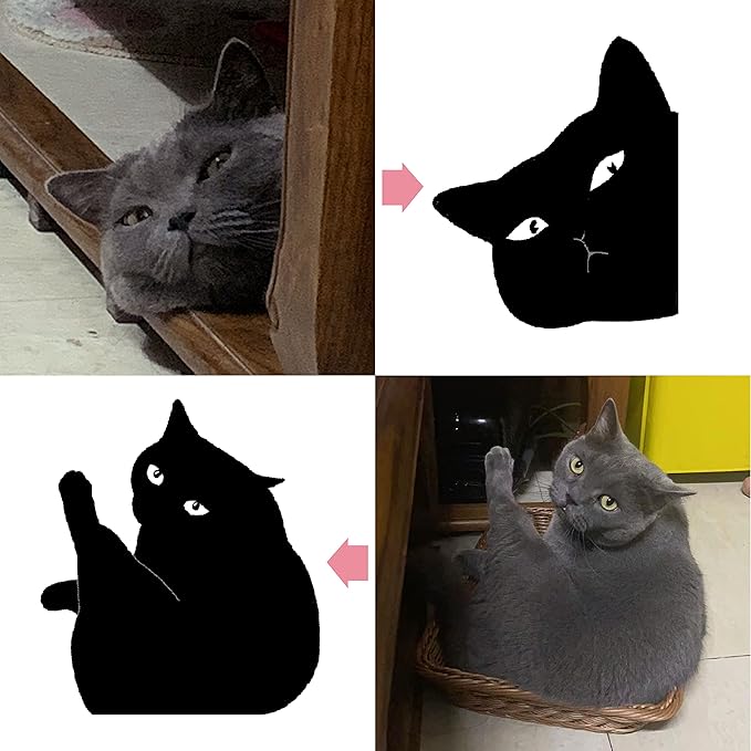 Magnetic Bookmarks - 12 Pieces Assorted Cute Book Markers Clip Set for Teachers Students Book Lovers Reading, for School Office Home Supplies, Kawaii Cat Magnet Page Markers