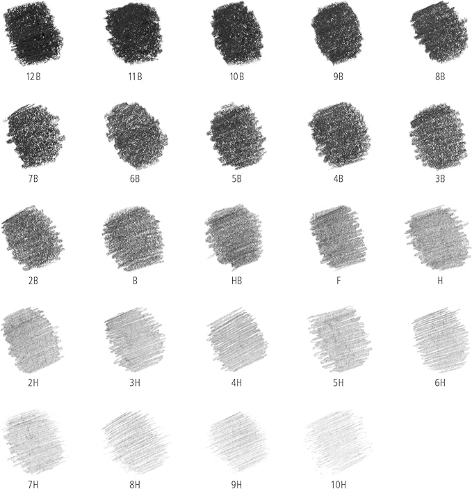 STAEDTLER Mars Lumograph 2B Graphite Art Drawing Pencil, 6 Pencils