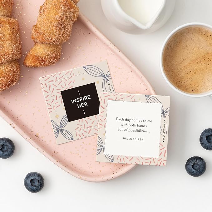 Compendium ThoughtFulls Pop-Open Cards — Inspire Her — 30 Pop-Open Cards, Each with a Different Inspiring Message Inside