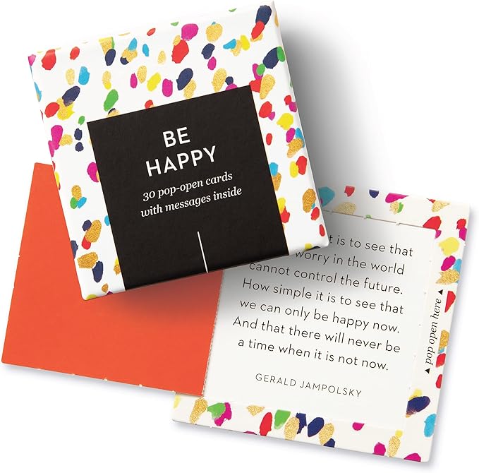 Compendium ThoughtFulls Pop-Open Cards — 3-Pack of You're Awesome, Smile, Be Happy — 90 Pop-Open Cards, Each with a Different Message Inside