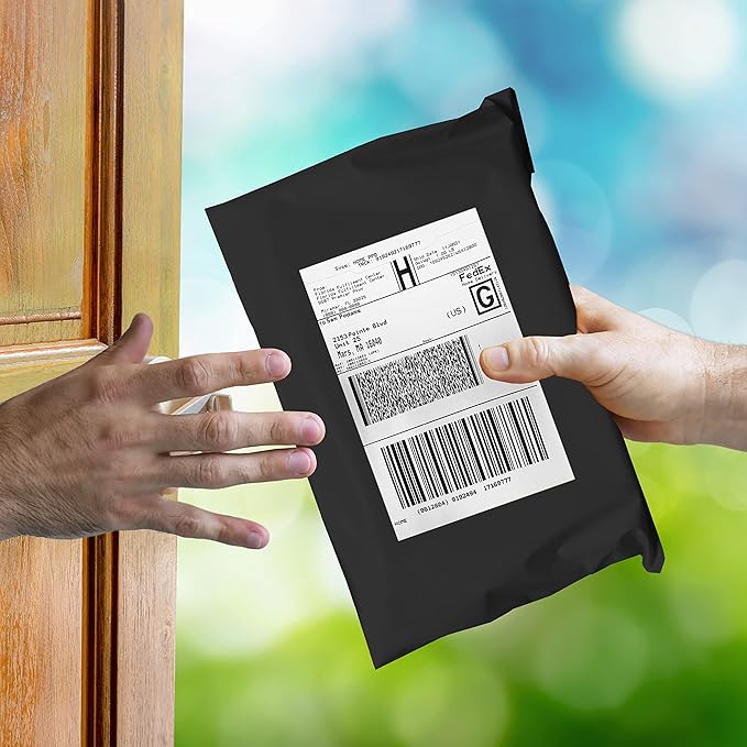 Colored Poly Mailers Pack of: (Black, 7.5" x 10.5" pack of 200) Be creative with your packaging with Colored mailers