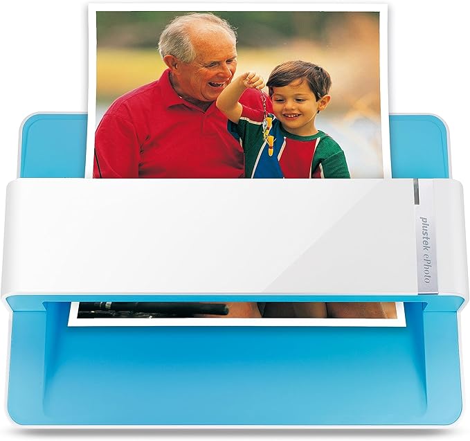 Plustek Photo Scanner ePhoto Z300, Scans 4x6 inch Photos in 2 Seconds, Auto crop and deskew with CCD Sensor, Supports Mac and PC