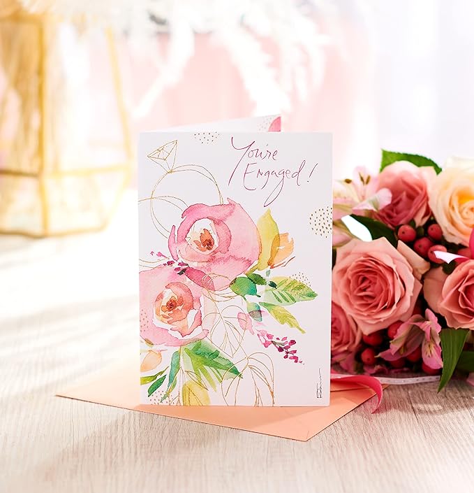 American Greetings Engagement Card - Designed by Kathy Davis (Sweet and Special)