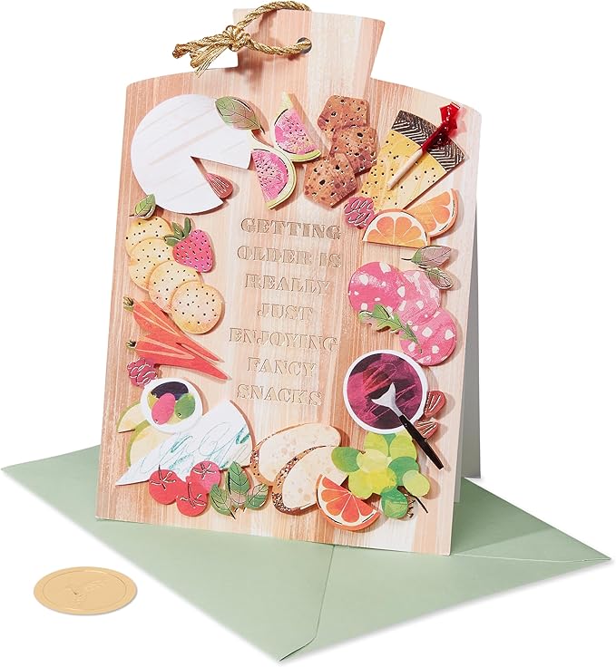 Papyrus Birthday Card (Fancy Snacks)