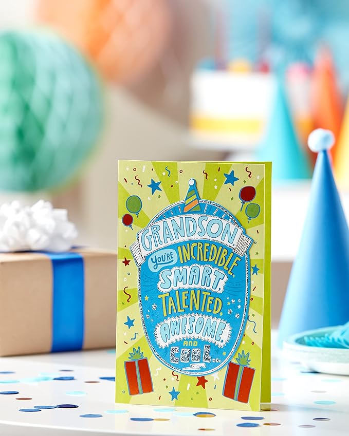 American Greetings Birthday Card for Grandson (Bragging About You)