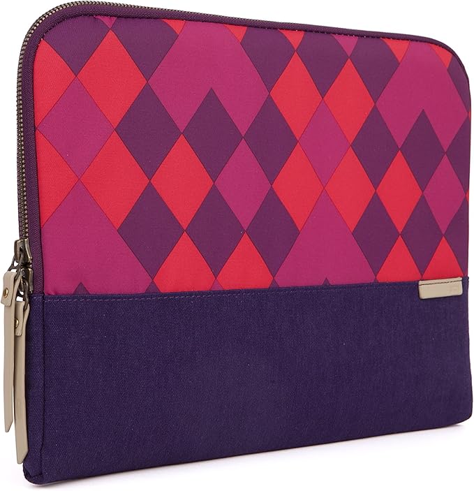 STM Grace, Women's Laptop Sleeve for 15-Inch MacBooks and Ultrabooks - Purple Diamonds (stm-114-106P-24)